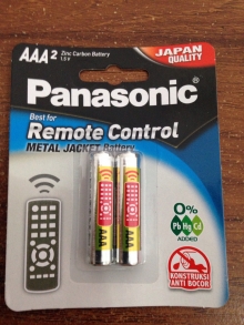 Batere Panasonic AAA, Zinc Carbon Battery