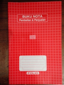 Buku Nota Pembelian & Penjualan Folio