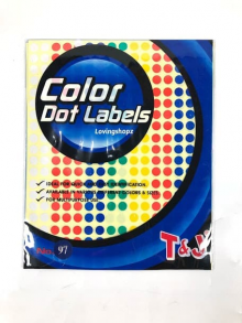 Color Dot Label Tom Jerry No.97, Label Tom & Jerry No.97 warna campur