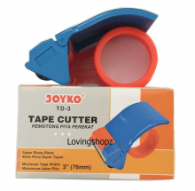 Pemotong Pita Perekat, Dispenser Lakban 3 inch, Tape Cutter TD-3 Joyko