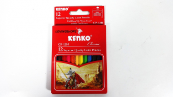 Pensil Warna Kenko 12 warna pendek