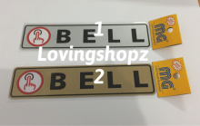 Sticker tulisan BELL