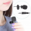 Mikrofon Vlogger Clip, microphone klip video youtuber black audio