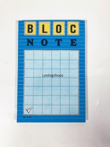 Bloc Note ukuran sedang 10,5 cm X 15,5 cm