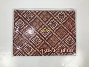Buku Tamu dengan motif batik