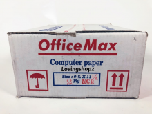 Continuos Form Office Max 91/2 X 11inch , 2Ply bagi 2