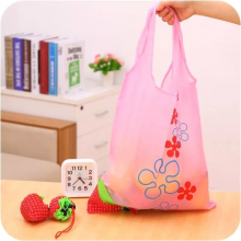 Foldable Shopping Bag Strawberry / Kantong Lipat Belanja Strawberry
