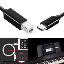 Kabel Piano ke Macbok Pro atau Ipat Pro, atau ke usb type C