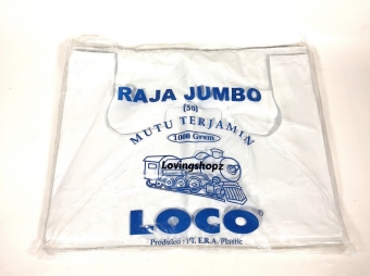 Plastik Loco 50 Putih , Plastik Putih Besar