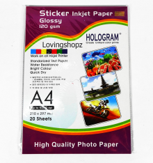 Sticker Inkjet Paper Glossy 120 gsm