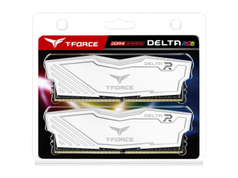 Team Delta DDR4 RGB PC24000 3000Mhz Dual Channel 16GB (2x8GB) White